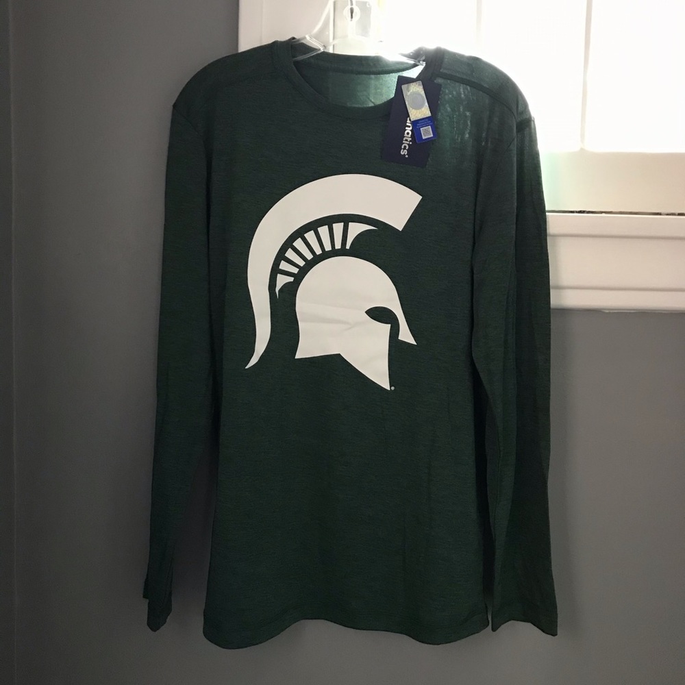 NWT Michigan State Long Sleeved Spartan T-Shirt